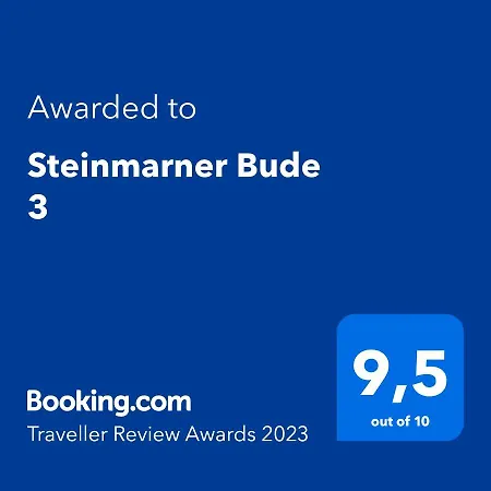 Steinmarner Bude 3 *